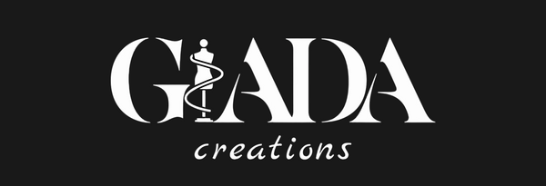 Logo of GIADA Creations with a black background